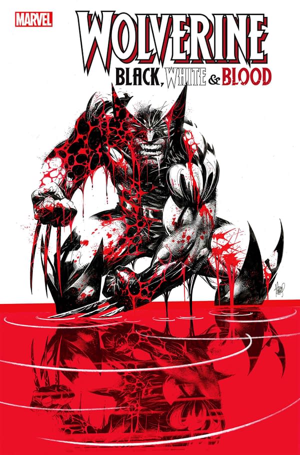 WOLVERINE: BLACK, WHITE & BLOOD #1 cover by Adam Kubert