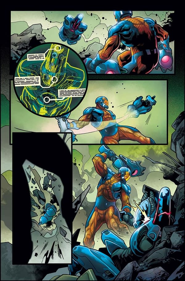X-O Manowar #2 page. Credit: Valiant