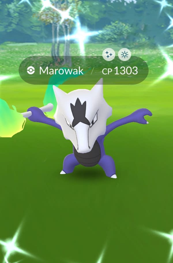 Shiny Alolan Marowak in Pokémon GO. Credit: Niantic