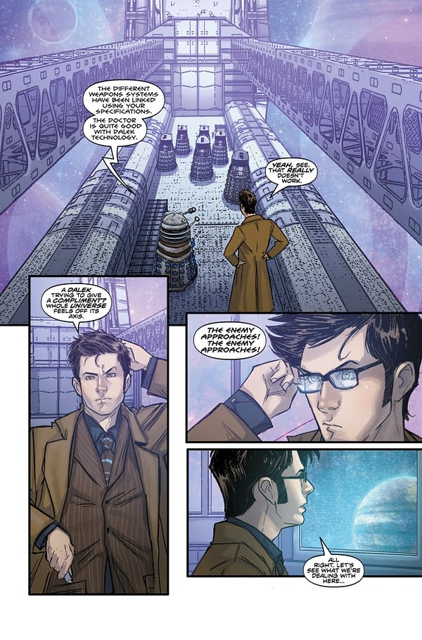 Preview of Doctor Who: Time Lord Victorious #2 Comic - Dalek Vs Hond
