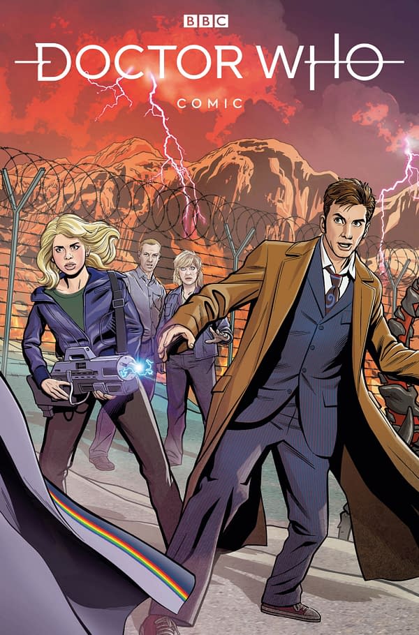 Christopher Jones' Connecting Covers For Doctor Who Comic #1-4