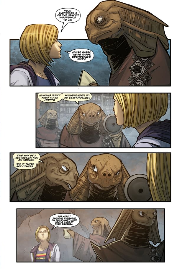 Preview of Doctor Who Comic #1