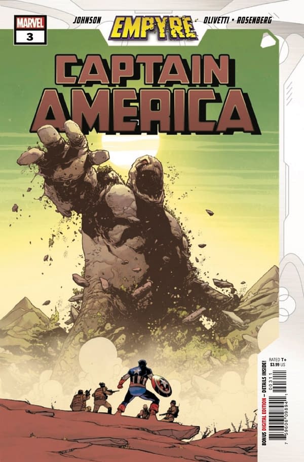 Empyre: Captain America #3 is the finale of the event's best tie-in series. Credit: Marvel