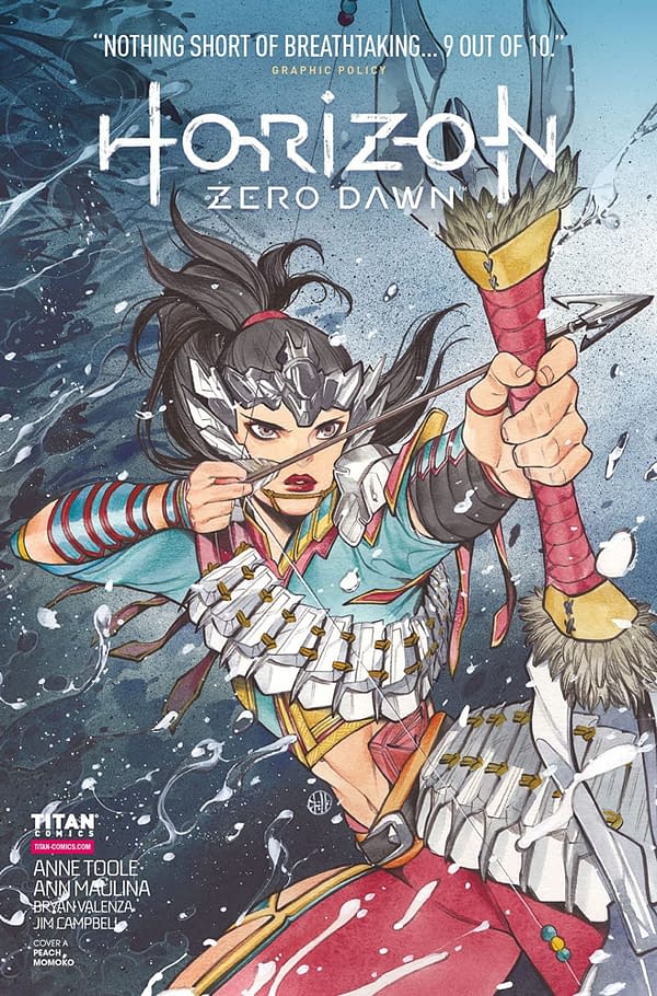 Horizon Zero Dawn #3 cover. Credit: Titan