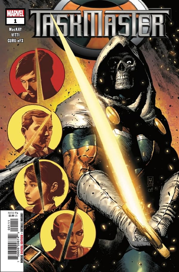Taskmaster #1 cover. Credit: Marvel