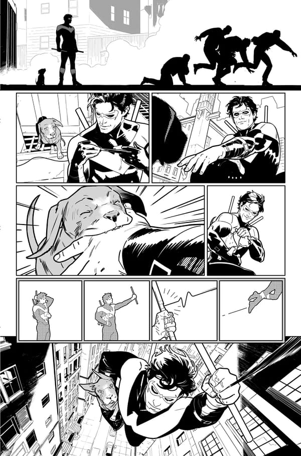 Don't Touch Dick's Puppy - Nightwing #78 Preview