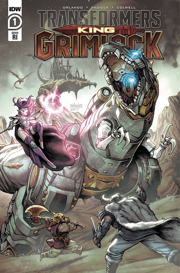 Transformers King Grimlock Issue 1 RI Cover