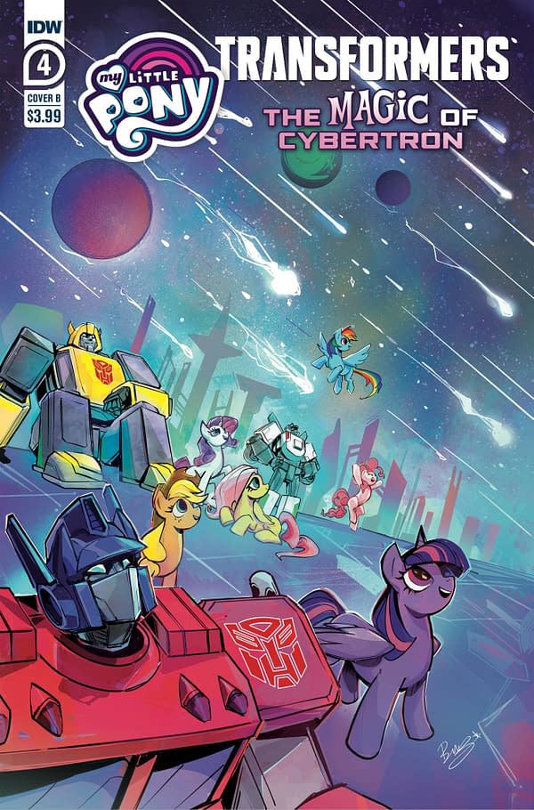 Cover image for MLP TRANSFORMERS II #4 (OF 4) CVR B BETHANY MCGUIRE-SMITH