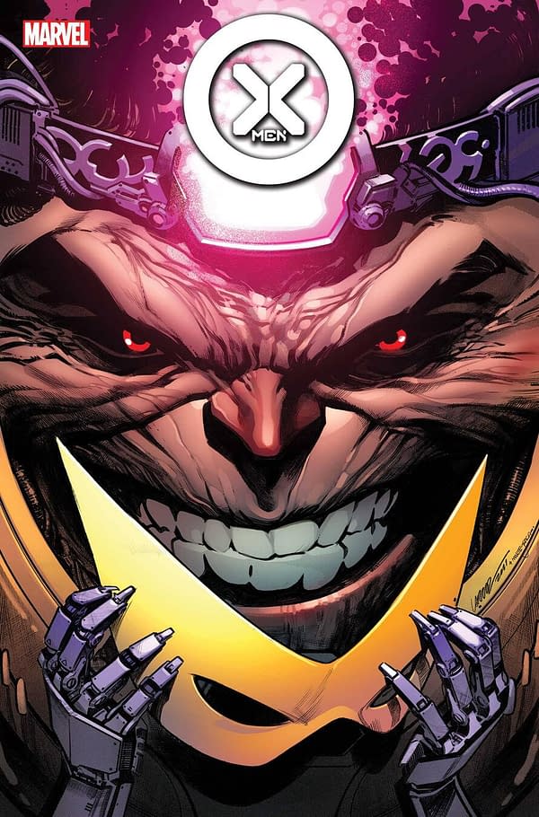 M.O.D.O.K. Dazzles in Stunning Metal Bodysuit on X-Men #8 Cover