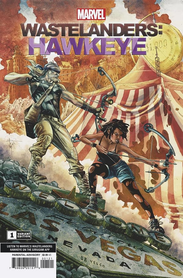 Cover image for WASTELANDERS HAWKEYE #1 MOBILI VAR