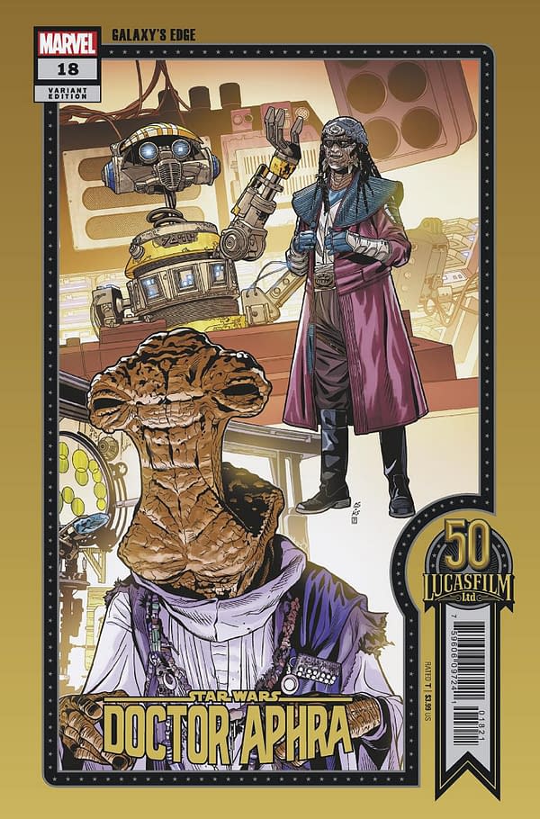 Cover image for STAR WARS: DOCTOR APHRA 18 SPROUSE LUCASFILM 50TH VARIANT