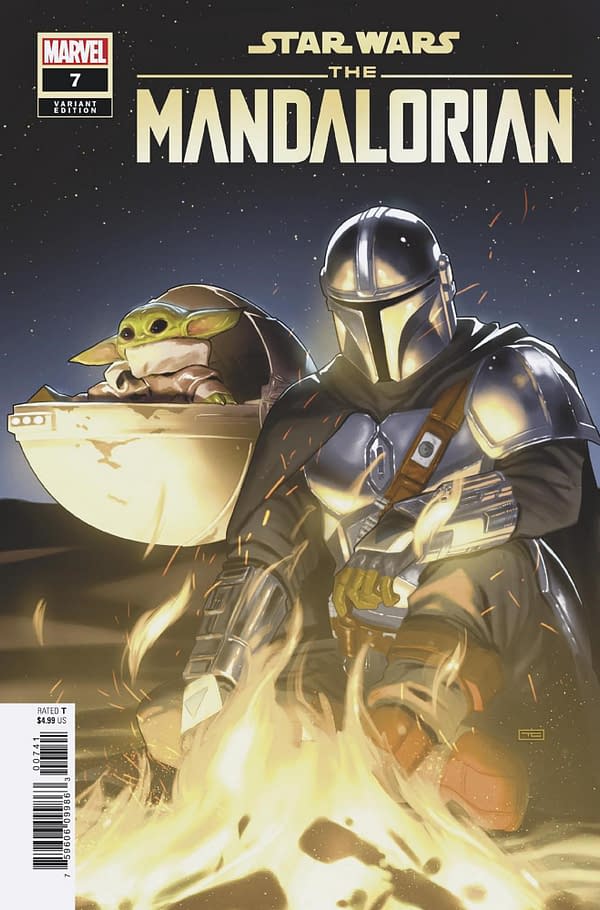 Cover image for STAR WARS: THE MANDALORIAN 7 CLARKE VARIANT