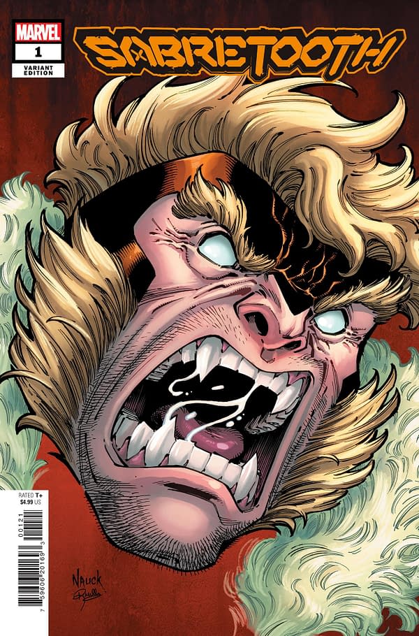 Cover image for SABRETOOTH 1 NAUCK HEADSHOT VARIANT