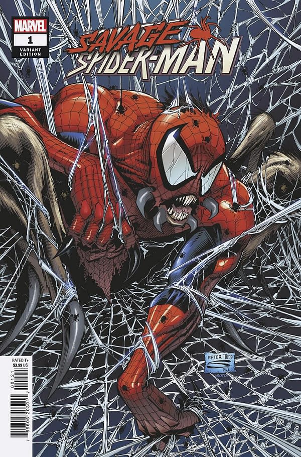 Cover image for SAVAGE SPIDER-MAN 1 SANDOVAL VARIANT