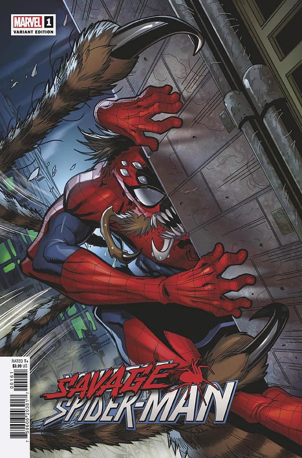 Cover image for SAVAGE SPIDER-MAN 1 LUBERA VARIANT