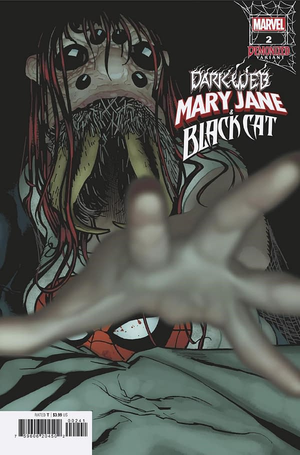 Cover image for MARY JANE & BLACK CAT 2 HUGHES DEMONIZED VARIANT [DWB]