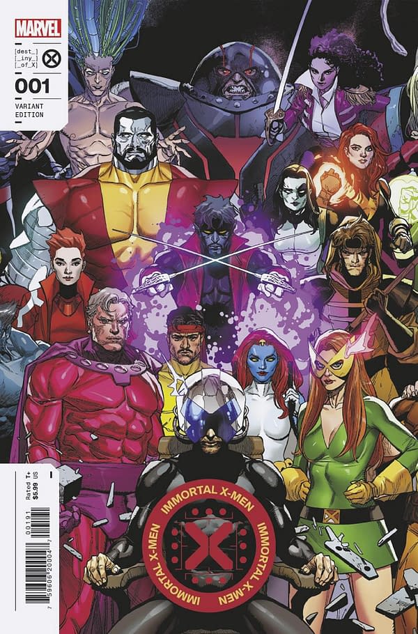Cover image for IMMORTAL X-MEN 1 YU PROMO VARIANT