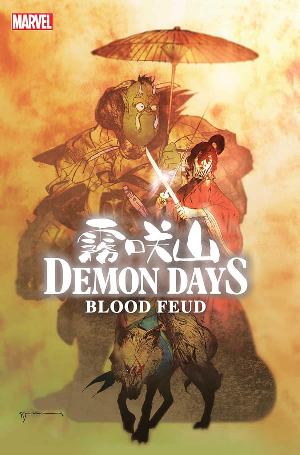 Cover image for DEMON DAYS: BLOOD FEUD 1 SIENKIEWICZ VARIANT