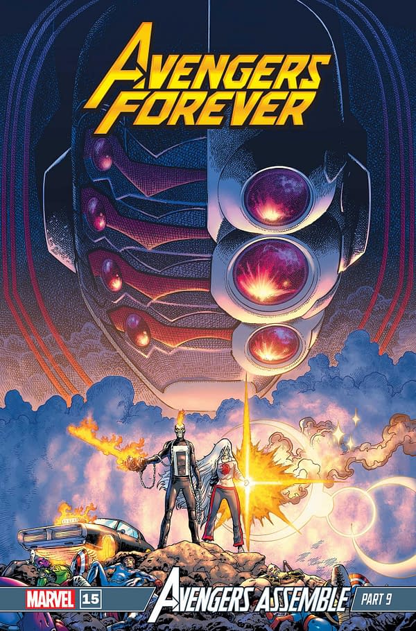 Cover image for AVENGERS FOREVER #15 AARON KUDER COVER