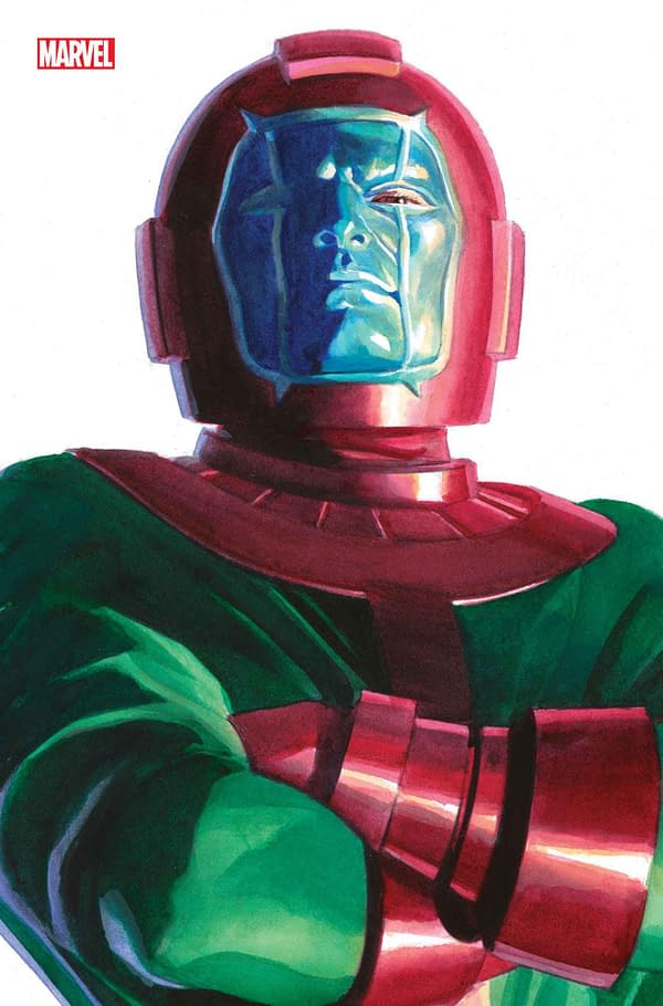 Cover image for AVENGERS FOREVER 15 ALEX ROSS TIMELESS KANG VIRGIN VARIANT