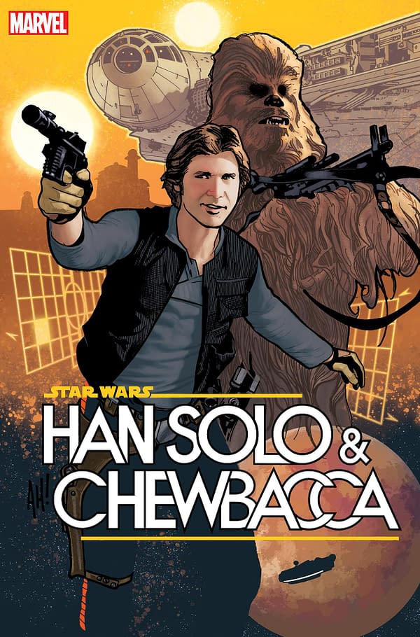 Cover image for STAR WARS: HAN SOLO & CHEWBACCA 1 HUGHES VARIANT
