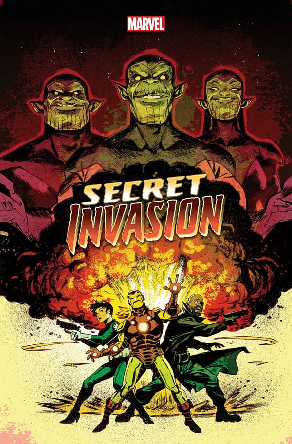 Cover image for SECRET INVASION #5 SANFORD GREENE COVER