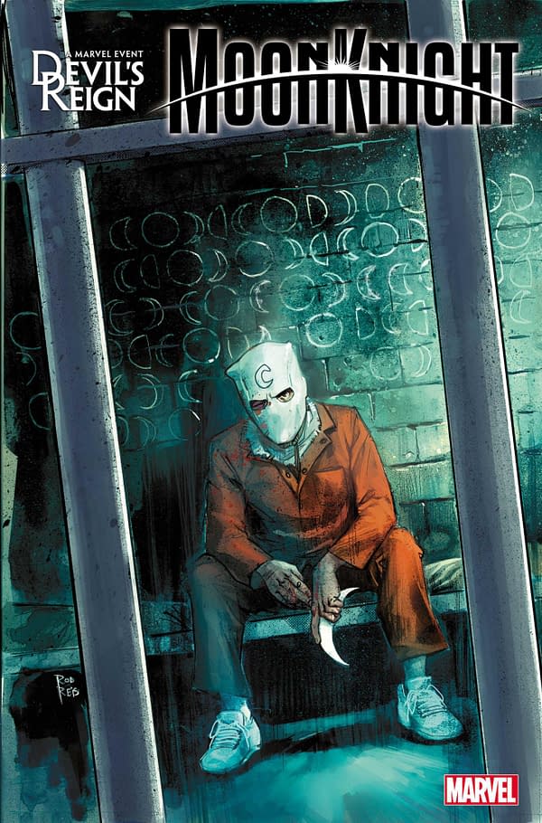 Cover image for DEVIL'S REIGN: MOON KNIGHT #1 ROD REIS COVER