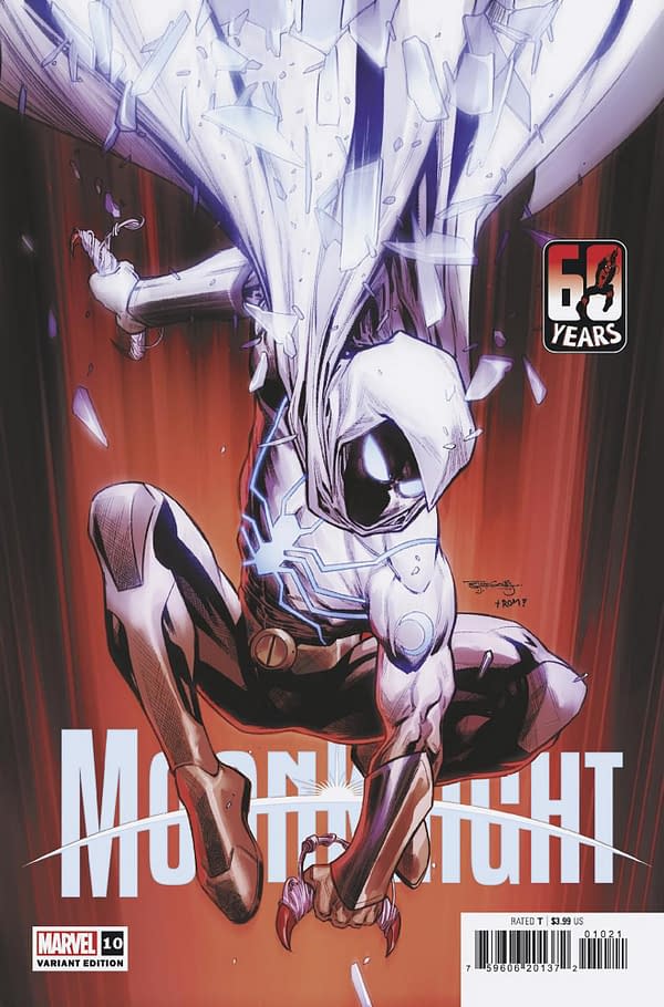 Cover image for MOON KNIGHT 10 SEGOVIA SPIDER-MAN VARIANT