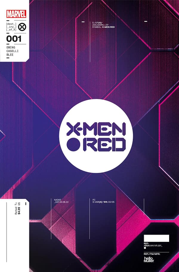 Cover image for X-MEN RED 1 MULLER DESIGN VARIANT