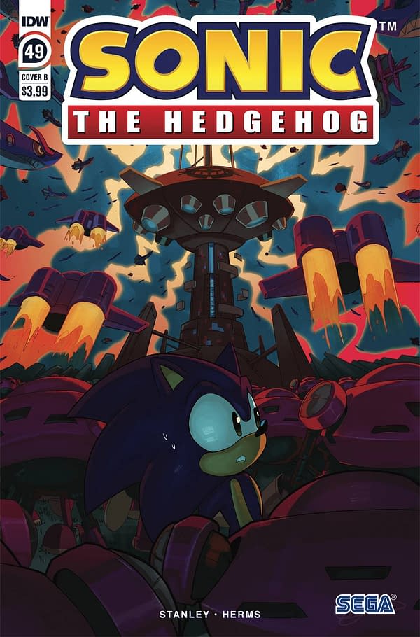 Cover image for SONIC THE HEDGEHOG #49 CVR B GIGI DUTREIX