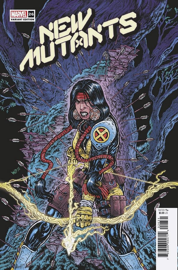 Cover image for NEW MUTANTS 26 WOLF VARIANT