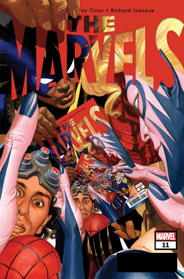Cover image for THE MARVELS #11 ALEX ROSS COVER