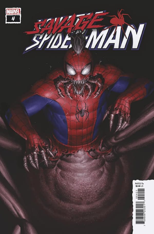 Cover image for SAVAGE SPIDER-MAN 4 YOON VARIANT