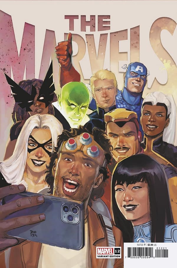 Cover image for THE MARVELS 12 REIS VARIANT