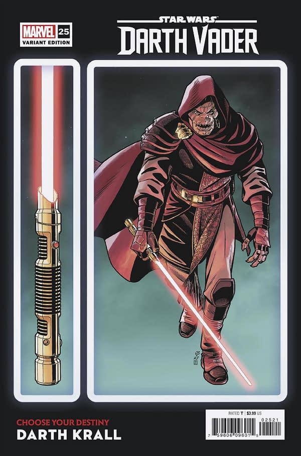 Cover image for STAR WARS: DARTH VADER 25 SPROUSE CHOOSE YOUR DESTINY VARIANT