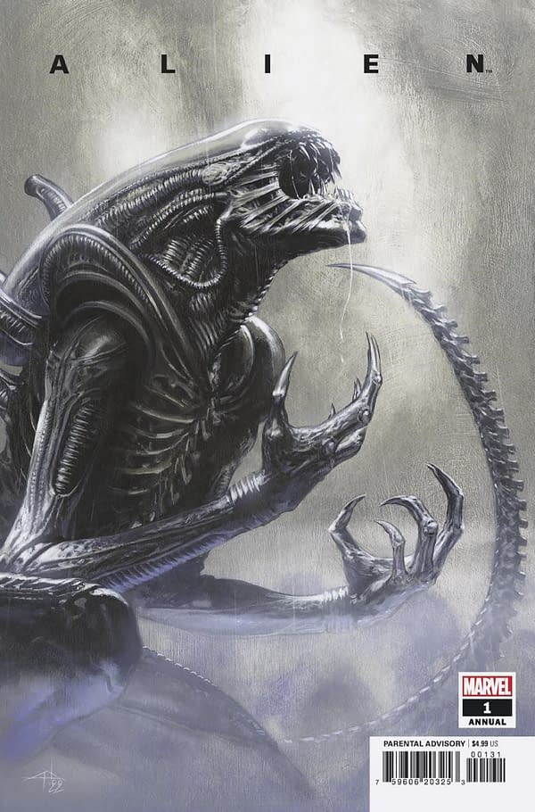 Cover image for ALIEN ANNUAL 1 DELL'OTTO VARIANT
