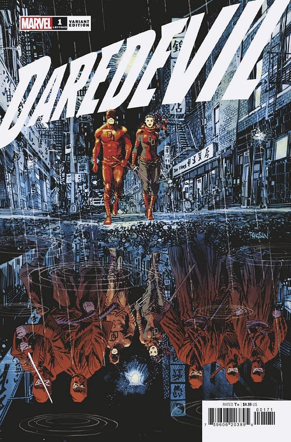 Cover image for DAREDEVIL 1 PANOSIAN VARIANT