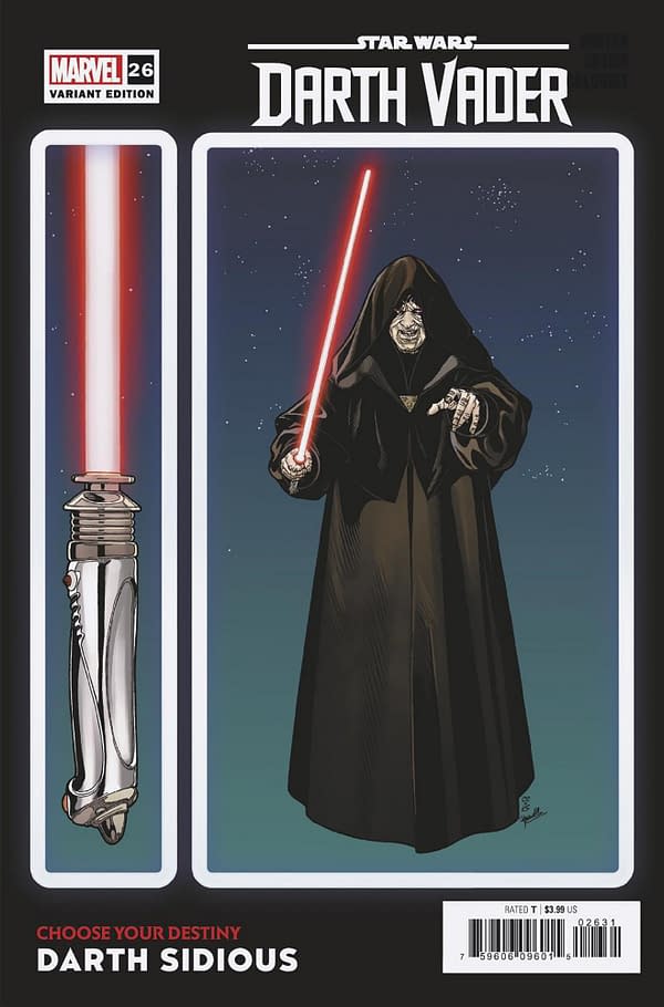 Cover image for STAR WARS: DARTH VADER 26 SPROUSE CHOOSE YOUR DESTINY VARIANT