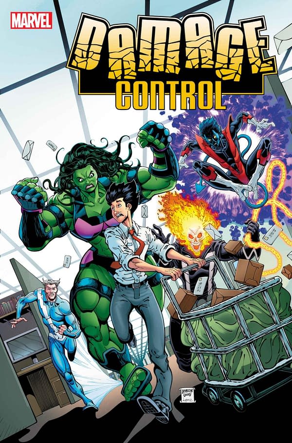 Cover image for DAMAGE CONTROL 1 ROBSON VARIANT