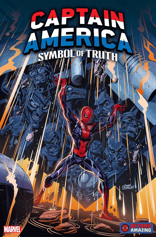 Cover image for CAPTAIN AMERICA: SYMBOL OF TRUTH 4 CASTELLANI BEYOND AMAZING SPIDER-MAN VARIANT
