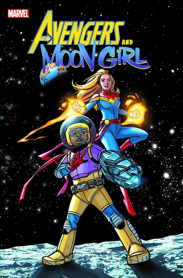 Cover image for AVENGERS AND MOON GIRL #1 ALITHA E. MARTINEZ COVER