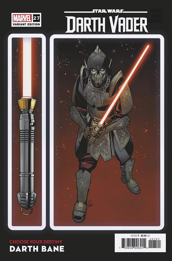 Cover image for STAR WARS: DARTH VADER 27 SPROUSE CHOOSE YOUR DESTINY VARIANT