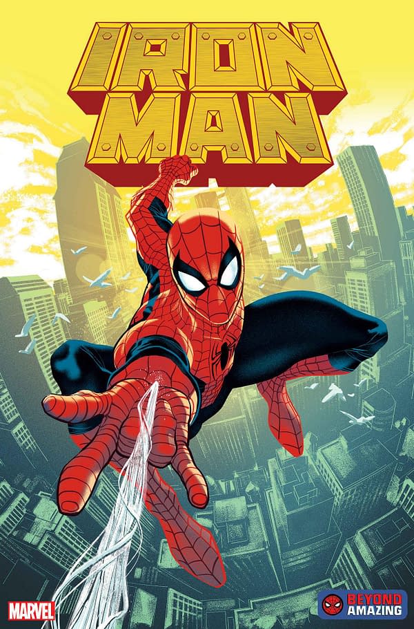 Cover image for IRON MAN 23 MANAPUL BEYOND AMAZING SPIDER-MAN VARIANT