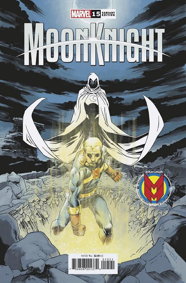 Cover image for MOON KNIGHT 15 SHALVEY MIRACLEMAN VARIANT
