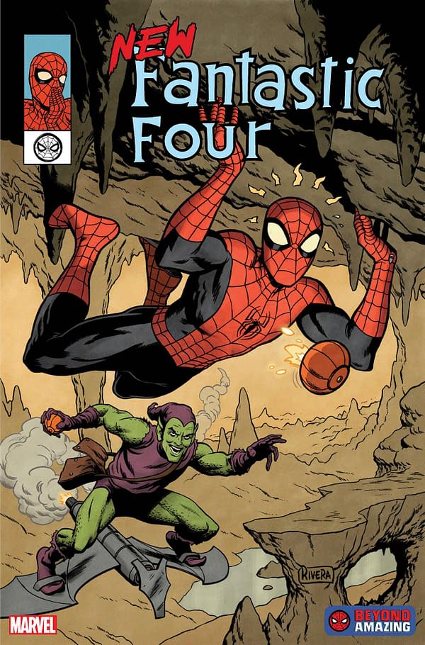 Cover image for NEW FANTASTIC FOUR 4 RIVERA BEYOND AMAZING SPIDER-MAN VARIANT
