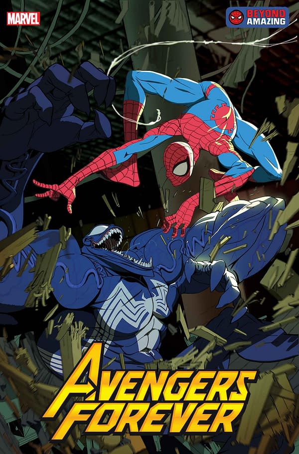 Cover image for AVENGERS FOREVER 9 CONLEY BEYOND AMAZING SPIDER-MAN VARIANT