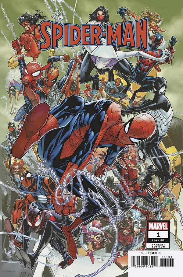 Cover image for SPIDER-MAN 1 RAMOS VARIANT