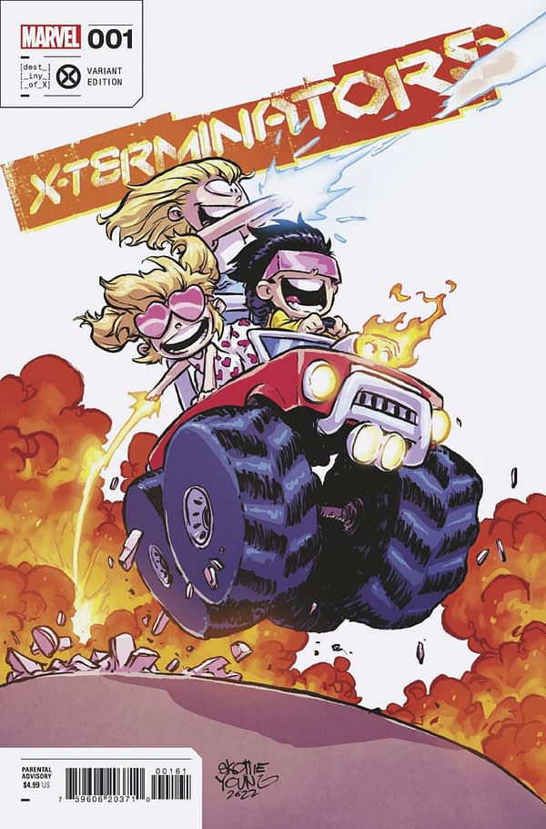 Cover image for X-TERMINATORS 1 YOUNG VARIANT