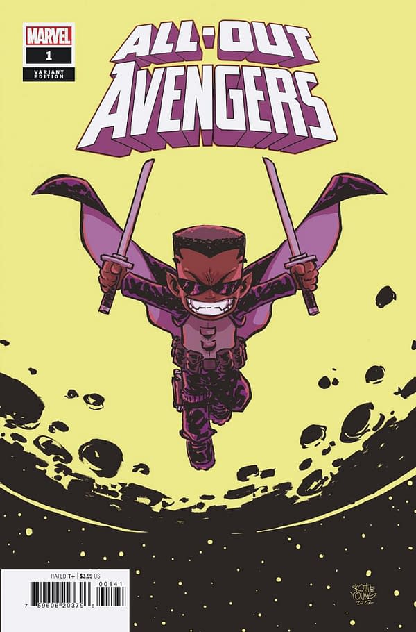 Cover image for ALL-OUT AVENGERS 1 YOUNG VARIANT