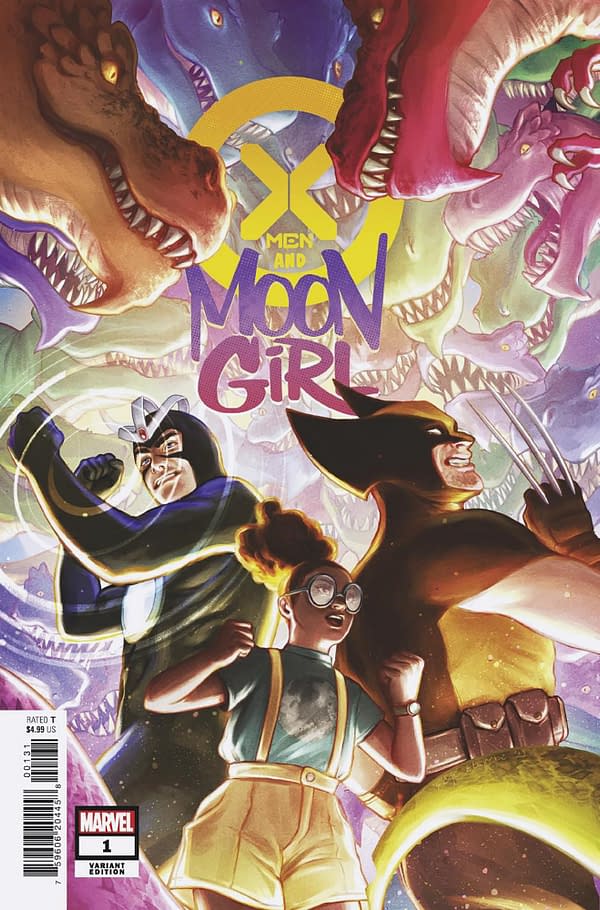 Cover image for X-MEN & MOON GIRL 1 EDGE VARIANT